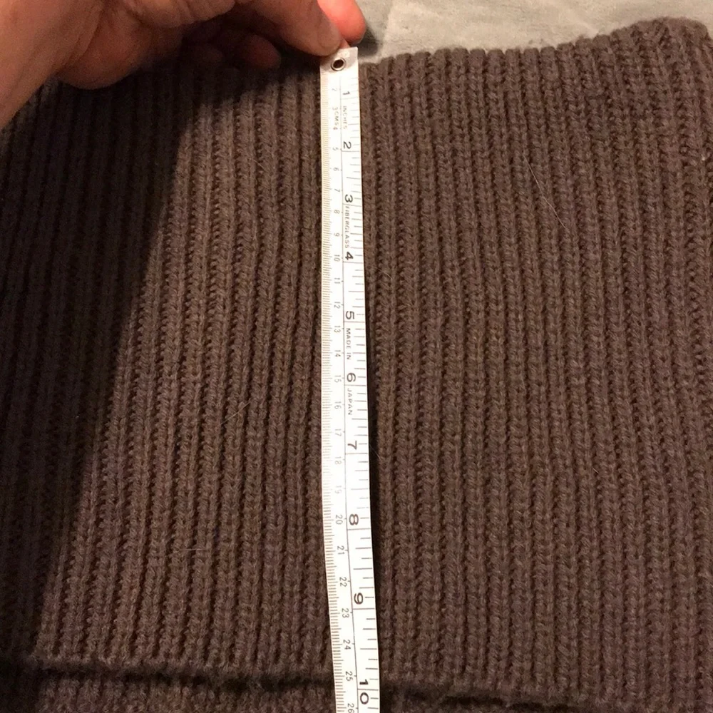 Light brown extra large cowl neck